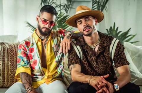 Reykon poses for a picture alongside a friend.